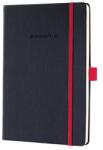 Sigel Jegyzetfüzet, exkluzív, A5, vonalas, 97 lap, keményfedeles, SIGEL "Conceptum Red Edition", fekete-piros (SICO663) - papiruniverzum