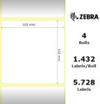 Zebra Etichete hartie 102 x 102mm Z-Perform 1000D Zebra 880746-101 (880746-101)