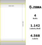 Zebra Etichete hartie 102 x 152mm Z-Select 2000T Zebra 800640-605 (800640-605)