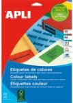 APLI Etikett, 105x148 mm, színes, APLI, kék, 80 etikett/csomag (LCA12992) - papiruniverzum