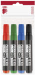  Alkoholos marker készlet, 1-4mm, vágott hegyű, Ico 12XXL, 4 klf. szín (9580082004)