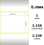Zebra Etichete hartie 102 x 76mm Z-Select 2000T Zebra 3006326 (3006326)