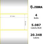 Zebra Etichete hartie 57 x 32mm Z-Select 2000T Zebra 3006324 (3006324)