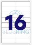  Etikett címke, 99, 1x33, 9mm, 100 lap, 16 címke/lap Bluering® - tonerklinika