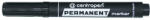  Alkoholos marker 1-4, 6mm, vágott hegyű, Centropen 8576 fekete (A-585760112)