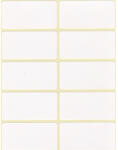  Etikett címke, 25x50mm, 6 lap, 10 címke/lap (ISCIN5025) - tonerklinika