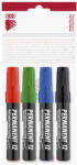  Alkoholos marker készlet, 1-4mm, vágott hegyű, Ico 12, 4 klf. szín (9580008001)