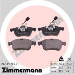 ZIMMERMANN set placute frana, frana disc ZIMMERMANN 24339.200. 2 (24339.200.2)