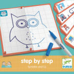 DJECO Joc educativ - Deseneaza pas cu pas - Simetrie