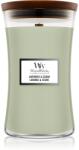 WoodWick Lavender & Cedar ароматна свещ с дървен фитил 610 гр