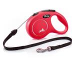 flexi New Classic lesa automata cu sir pentru caini, rosu, marimea S, 8 m