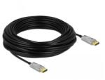 Delock Кабел Delock 85888, от DisplayPort(м) към DisplayPort(м), 25m, черен, 8K@60Hz (DELOCK-85888)