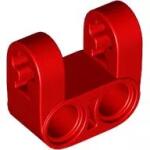 LEGO® 69819c5 - LEGO piros technic csatlakozó 2 pin és tengely 90° elforgatva, megerősített oldalakkal (69819c5)