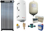 Fornello Sistem solar presurizat, panou Fornello 10 Tuburi Heat Pipe, boiler cu 2 serpentine si rezistenta electrica Eldom 100 litri, pompa 25-60, controller, vas expansiune, antigel, supapa 1/2, aerisitor 1/2