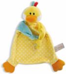 NICI Soft Cuddle Wipe cu perie - Duckling, 25 x 25 cm (48890)