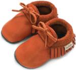 Baobaby Pantofi pentru bebeluşi Baobaby - Moccasins, Hazelnut, mărimea S (BBMC803-S)