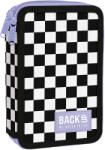 BackUP Penar cu rechizite BackUp DW - Colored Chess, cu 2 fermoare (100415) Penar