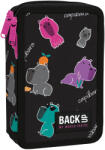 BackUP Penar școmar echipat Back Up DW - Jelly, cu 2 fermoare (94875) Penar