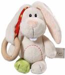 NICI Jucărie moale cu inel din lemn Nici - Tilly Rabbit, 15 cm (37879)