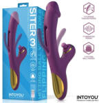 INTOYOU Siter 3 vibrátor, mozgó szárrésszel, pulzációs csiklóággal - ovszer-vasarlas