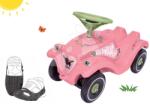 BIG Szett bébitaxi autó Flower BIG Bobby Car Classic rózsaszín és cipővédő huzat 12 hó-tól (BIG56110-2)
