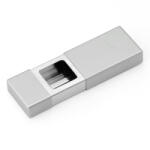 Origin Outdoors Utazási hamutartó, téglalap alakú, ezüst színű