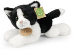 Rappa Pisicuta de plus alb-negru, culcat, 16 cm ECO-FRIENDLY (RP203402)