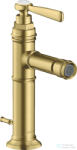 Hansgrohe Axor Montreux 100 bidé csaptelep automata leeresztővel, szálcsiszolt sárgaréz hatású 16526950 (16526950)