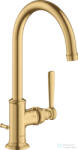 Hansgrohe AXOR MONTREUX 210 mosdó csaptelep automata leeresztővel, szálcsiszolt arany hatású 16517250 (16517250)