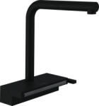 Hansgrohe Aquno Select M81, karos konyhai csaptelep 250, kihúzható kifolyó, 2jet, fekete matt, HAN-73836670 (HAN-73836670)