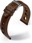  Barington Racing bőr óraszíj, középbarna 22mm