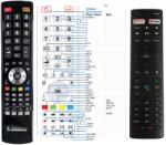 GENERAL STRONG 43UC6433, 32HC4432, 32HC4433, 40FC4433, 43UC6433, 50UC6433, 65UC6433 - telecomandă compatibilă de marcă General