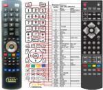GENERAL REFLEXION LDD-2751, LDD-2471 LDD-2750 - telecomandă compatibilă de marcă General