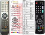 GENERAL SHARP 9JD076B0MQ051 - telecomandă compatibilă de marcă General