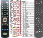 GENERAL TELEFUNKEN 19LED400PVR, 22LED401PVR, 24LED402PVR, 26LED403PVR, 32LHD302PVR, 32LED404PVR - telecomandă compatibilă de marcă General