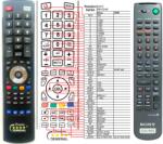 General SONY RM-D37M, RM-D54M - telecomandă compatibilă de marcă General