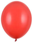 Partydeco Lufi Strong 5" (12cm-es) Latex léggömb, 100db/csomag, Piros (LUFI666199)