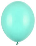 Partydeco Lufi Strong 5" (12cm-es) Latex léggömb, 100db/csomag, Világos menthol (LUFI844283)