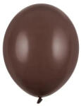 Partydeco Lufi Strong 5" (12cm-es) Latex léggömb, 100db/csomag, Barna (LUFI373663)
