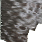  Vágott emberi feldolgozatlan natúr haj, sötétbarna póthaj 40 cm (10 gramm)