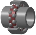  11208G15 beálló golyóscsapágy 40X80X56mm