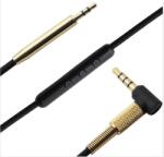 PadForce Cablu audio PadForce pentru casti Bose QuietComfort 25, QuietComfort 35, QC25, QC35 II, QC35, Jack 3.5mm la Jack 2.5mm, Lungime 1.20m - Microfon incorporat