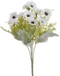  Buchet 5 fire margarete+verdeata artificiala pentru aranjamente florale (8286)