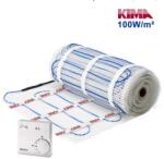 Kima Kit covoras incalzire electrica pardoseala KIMA-100W/m2, 8m2 cu termostat Eberle