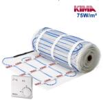 Kima Kit covoras incalzire electrica pardoseala KIMA-75W/m2, 8m2 cu termostat Eberle
