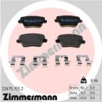 ZIMMERMANN set placute frana, frana disc ZIMMERMANN 22675.155. 2 (22675.155.2)
