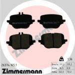 ZIMMERMANN set placute frana, frana disc ZIMMERMANN 26374.165. 1 (26374.165.1)