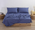 Nef-Nef Homeware Cearșaf Super dublu cu Elastic 160x200+30cm. Basic 011711 Indigo (011711)