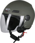 Pilot Fazer Military Green Mat Cască Moto Jet ECE 22.06 950gr PIL000KRA88 (PIL000KRA88)