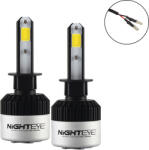 NOVSIGHT Lămpi Autoturismului & Motocicletei H1 LED 6500K Alb rece 9-32V 72W 2buc A315-S2-H1 (A315-S2-H1)